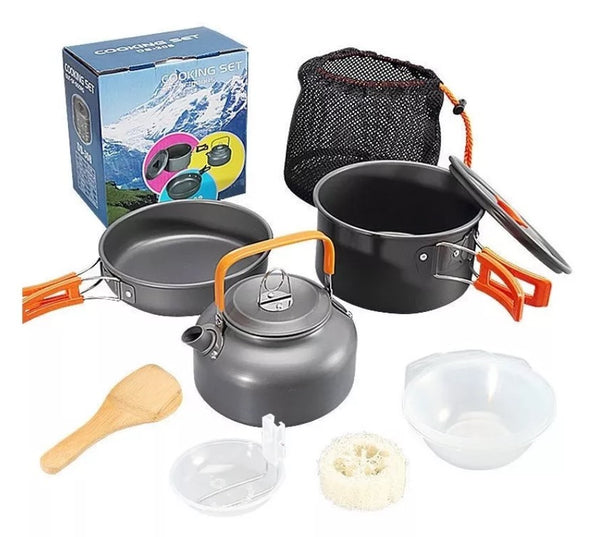 Set Ollas Outdoor Camping Cocinilla
